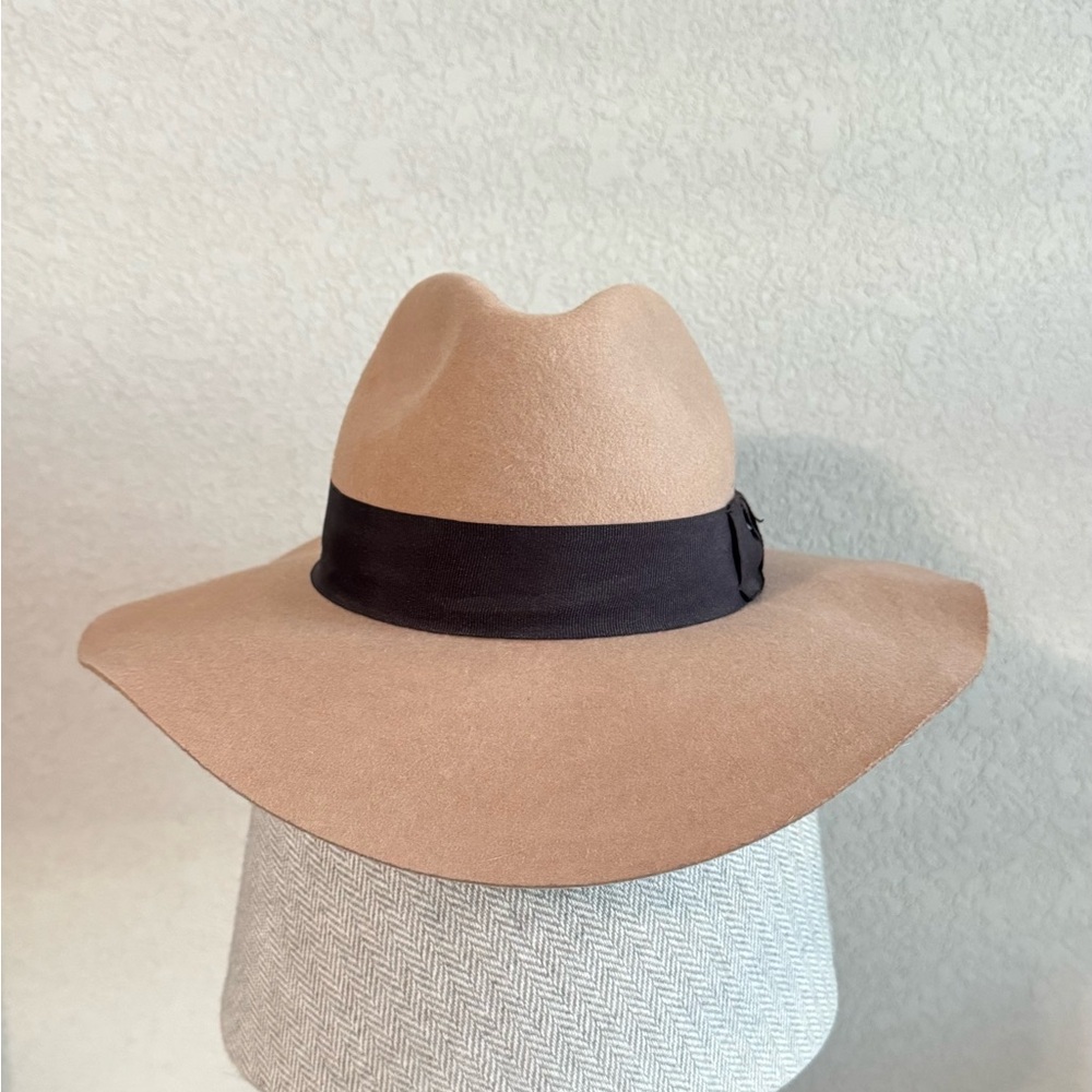 H&M Beige Fedora with Black Band